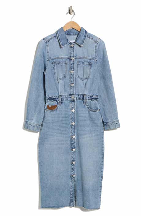 DKNY Jeans Denim Overall Dress
