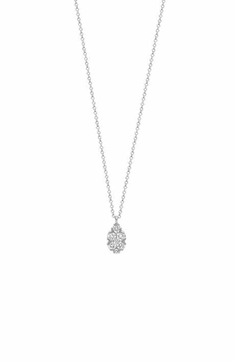 Bony Levy Mika Diamond Cluster Pendant Necklace