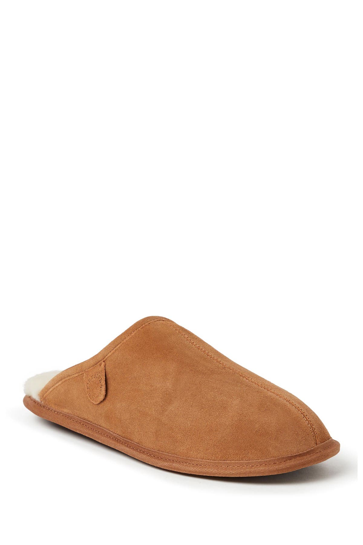 FIRESIDE BY DEARFOAMS Warwick Genuine Shearling Scuff Slipper, Main, color, 