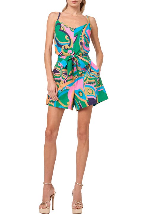 Laurie Sleeveless Cotton Romper