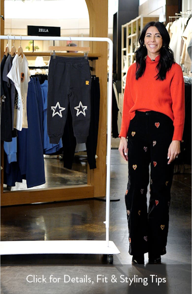 Kids' Stars Cotton French Terry Joggers, sales video thumbnail