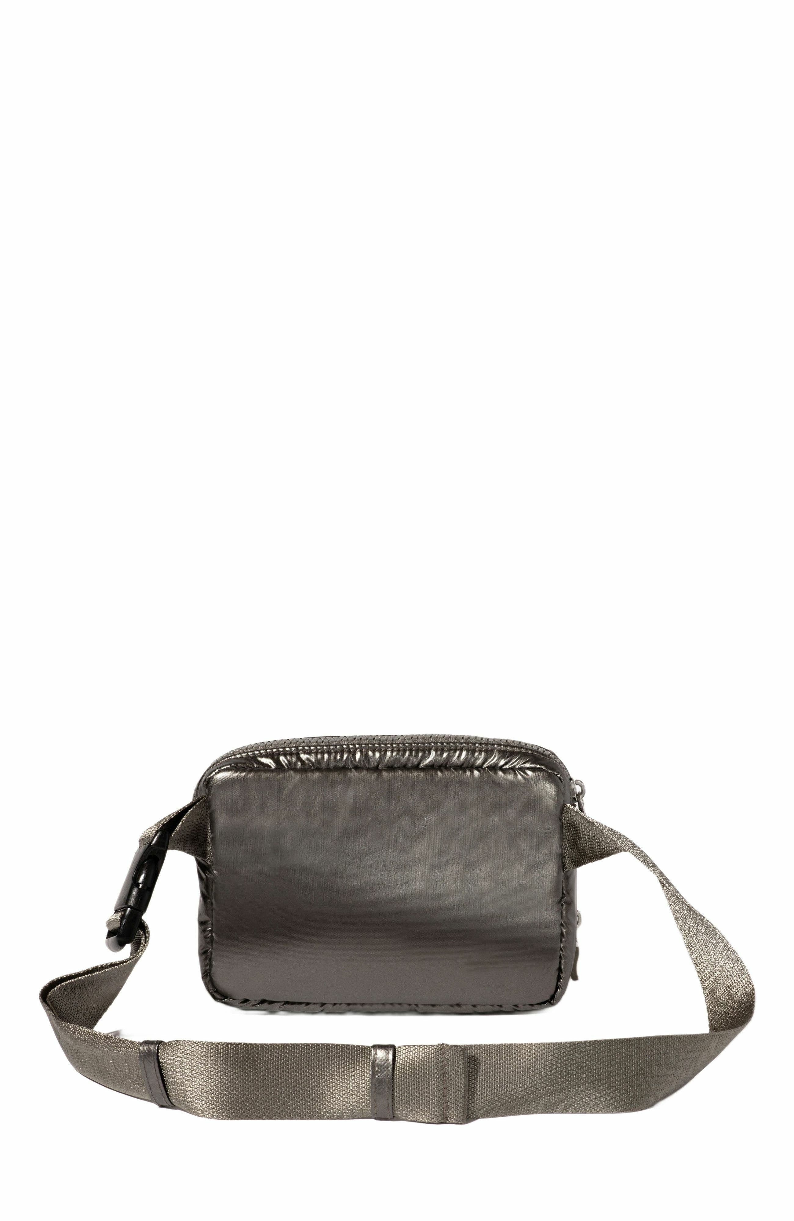 BAGGALLINI Modern Belt Bag Sling, Alternate, color, Gunmetal Puff