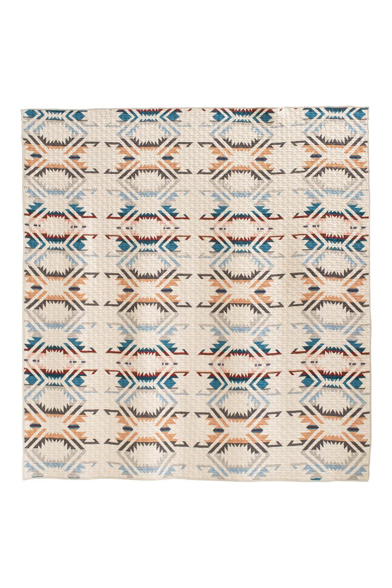 White Sands Quilt & Sham Set, Alternate, color, SANDSHELL