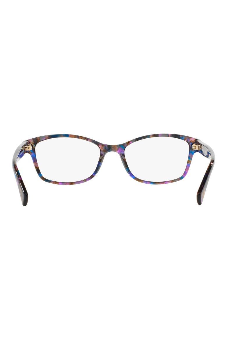51mm Rectangular Optical Glasses, Alternate, color, MULTI PURPLE