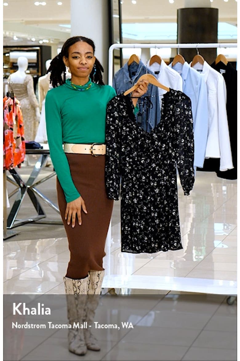 Remi Floral Long Sleeve Minidress video