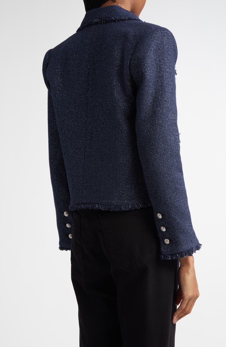 L'AGENCE Sylvia Metallic Blazer, Alternate, color,