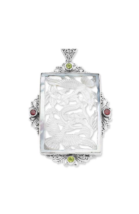 Carved Mother-of-Pearl Pendant