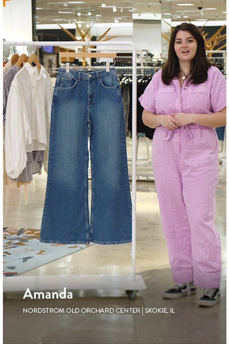 Lightweight Wide Leg Jeans video