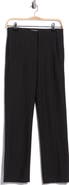 FRAME The Sleek Pinstripe Straight Leg Trousers