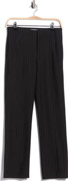 FRAME The Sleek Pinstripe Straight Leg Trousers