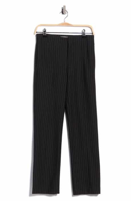 The Sleek Pinstripe Straight Leg Trousers