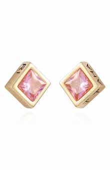 T Tahari Cubic Zirconia Stud Earrings