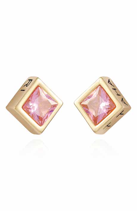 T Tahari Cubic Zirconia Stud Earrings