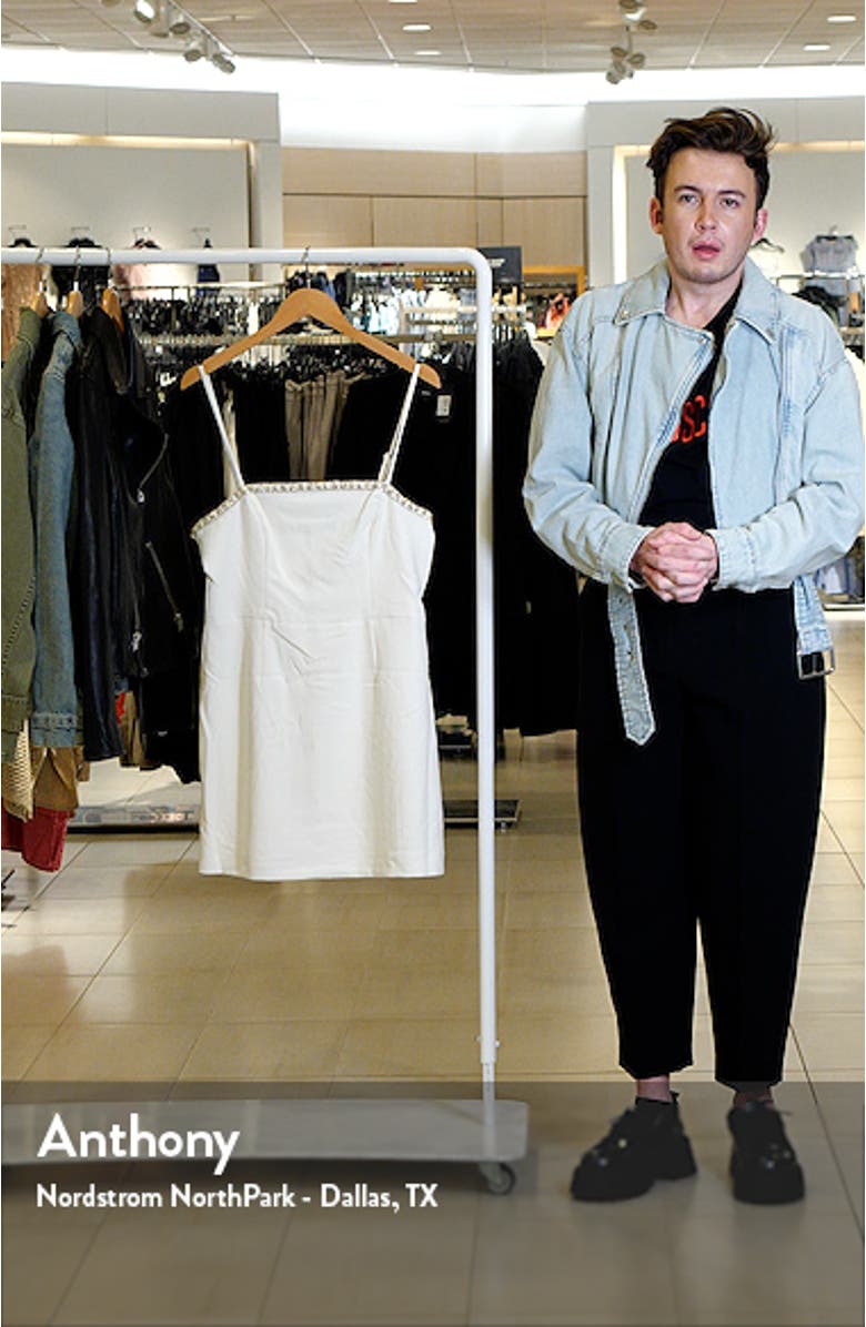 Embellished Neck Minidress, sales video thumbnail