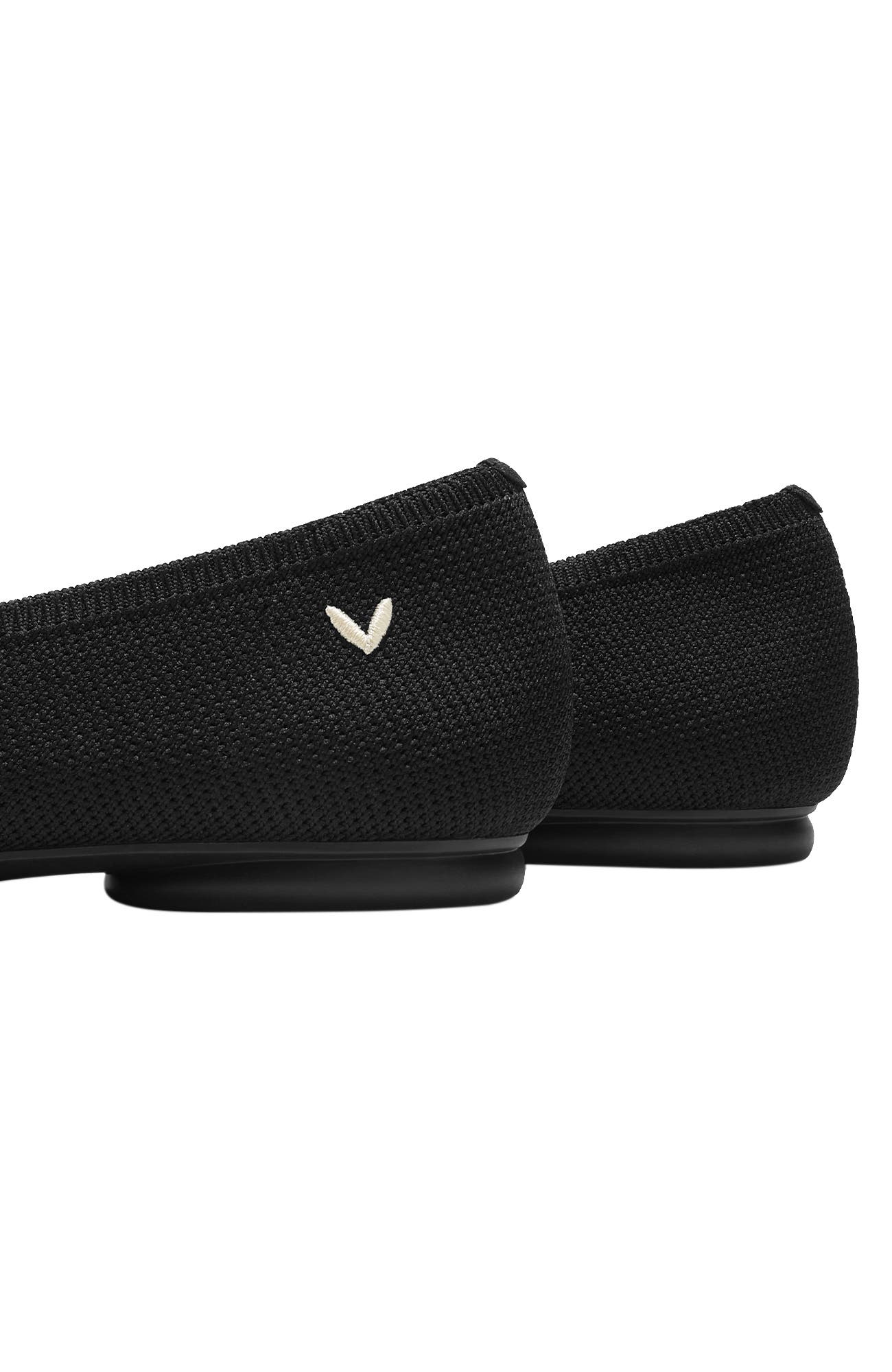 VIVAIA Almond-Toe Knotted Flats, Alternate, color, Black