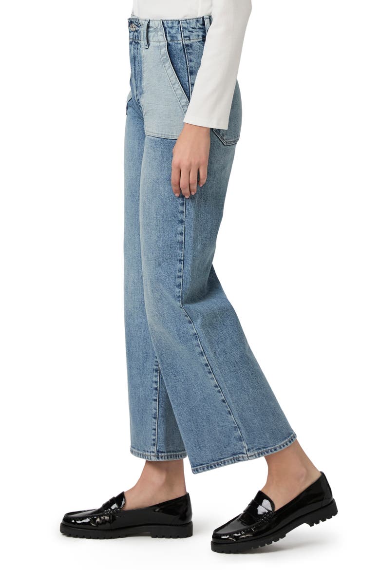 Sasha High Waist Wide Leg Jeans, Alternate, color, SAYLOR DISTRESSED