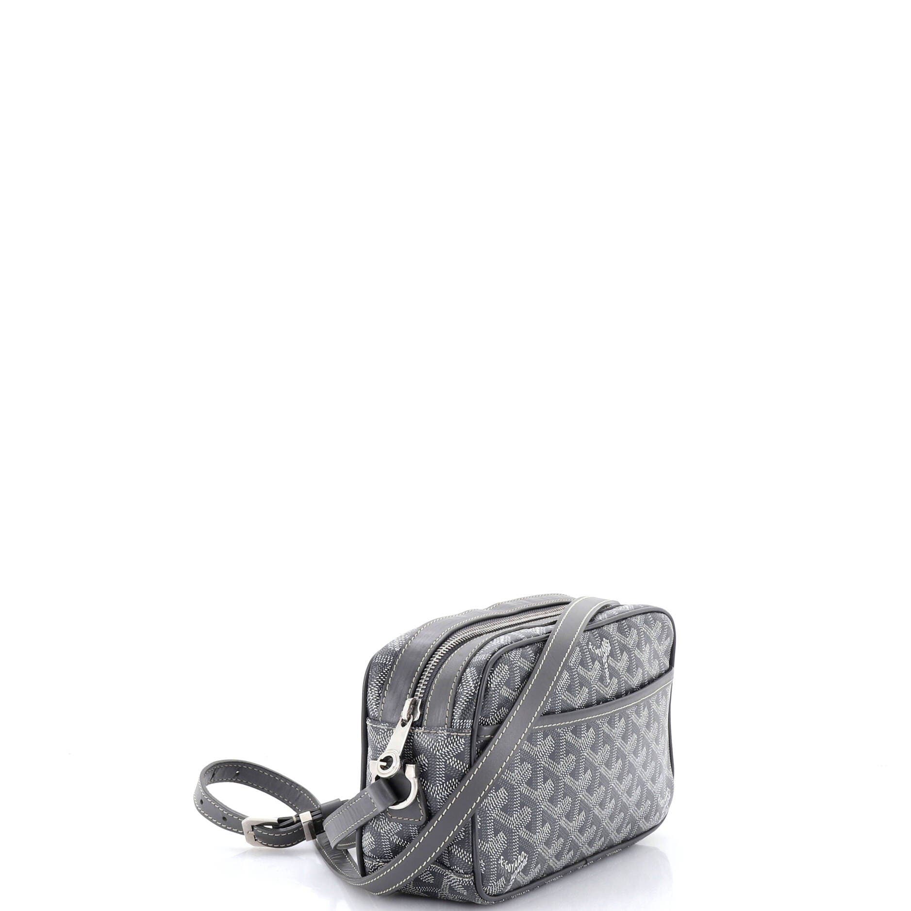 Pre-Owned Goyard Cap Vert Bag Coated Canvas, Alternate, color, Gray