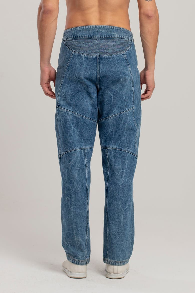 Free Heaven Motorcycle Jeans, Alternate, color, Blue