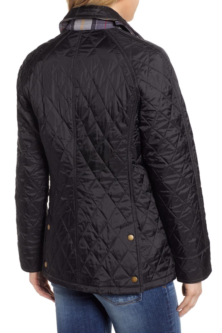 Beadnell Summer Quilted Jacket, Alternate, color, BLACK