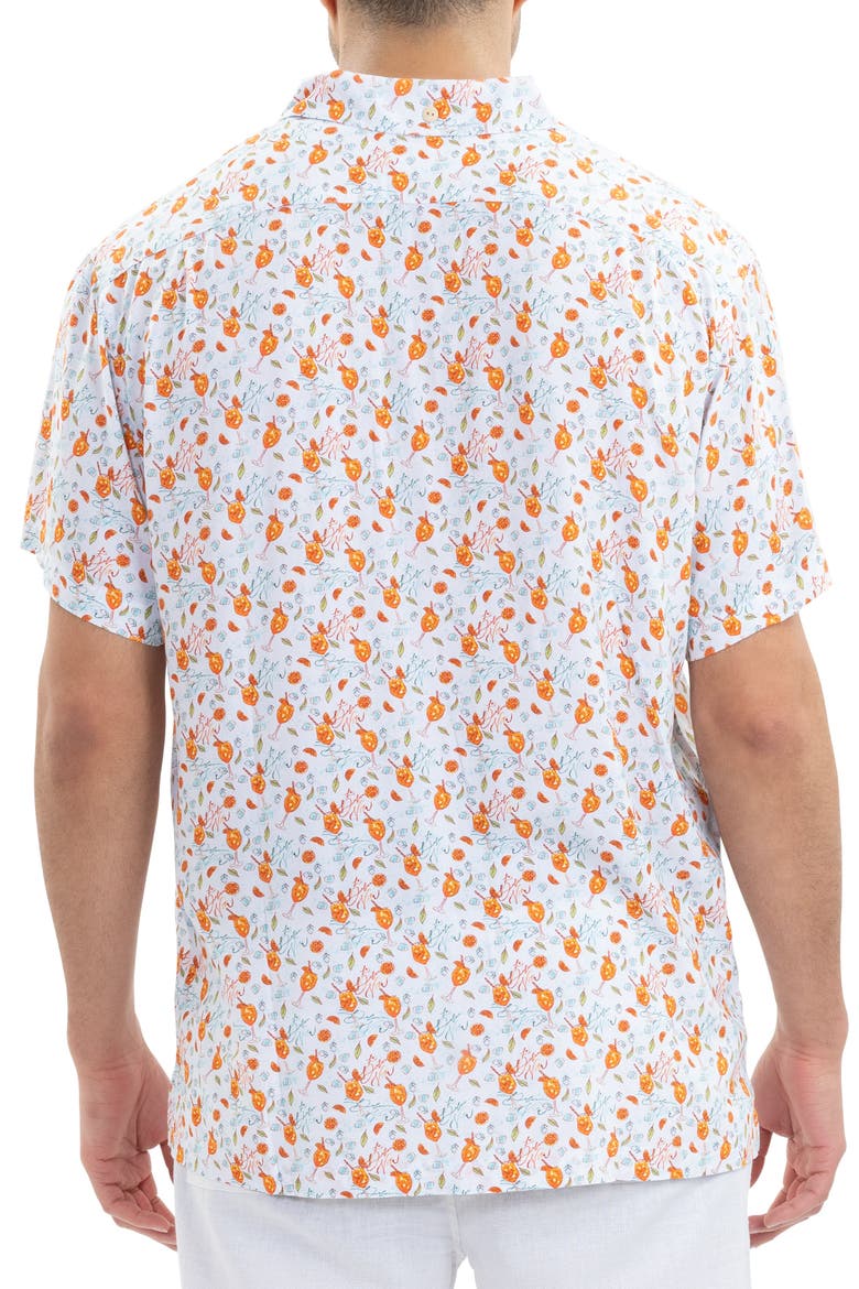 The Seaside Spritz - Short Sleeve Shirt, Alternate, color, White