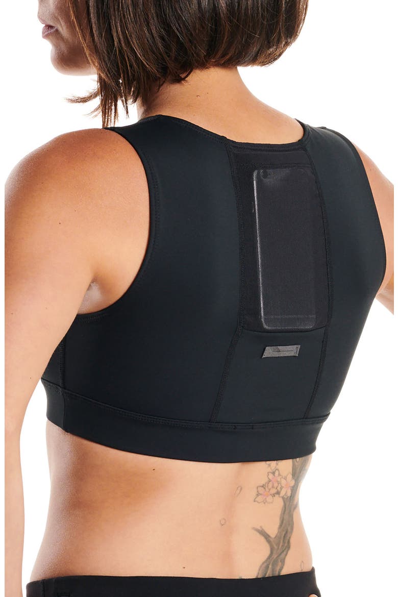Flyout Bra, Alternate, color, BLACK