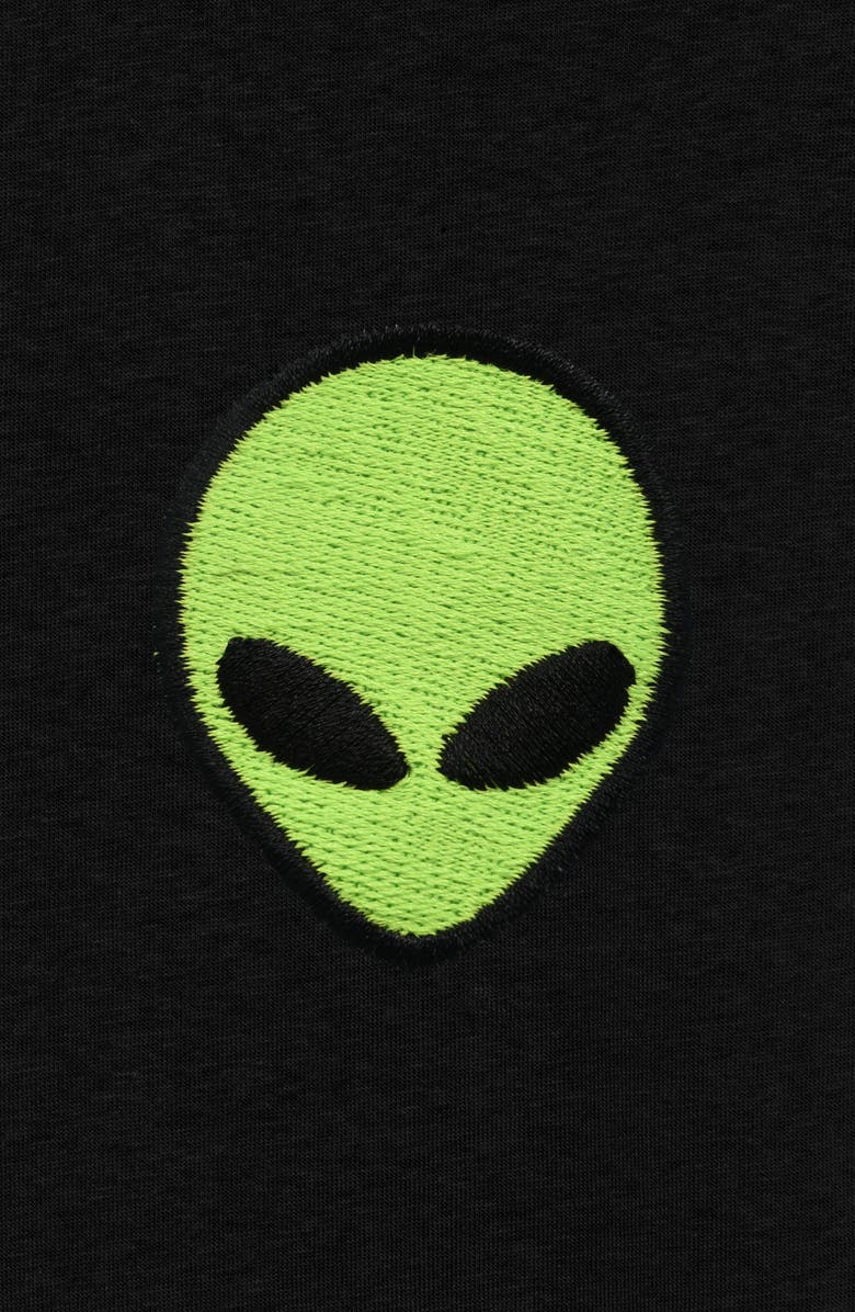 Dalix Mens Alien Heavyweight Soft Tee, Alternate, color, Black