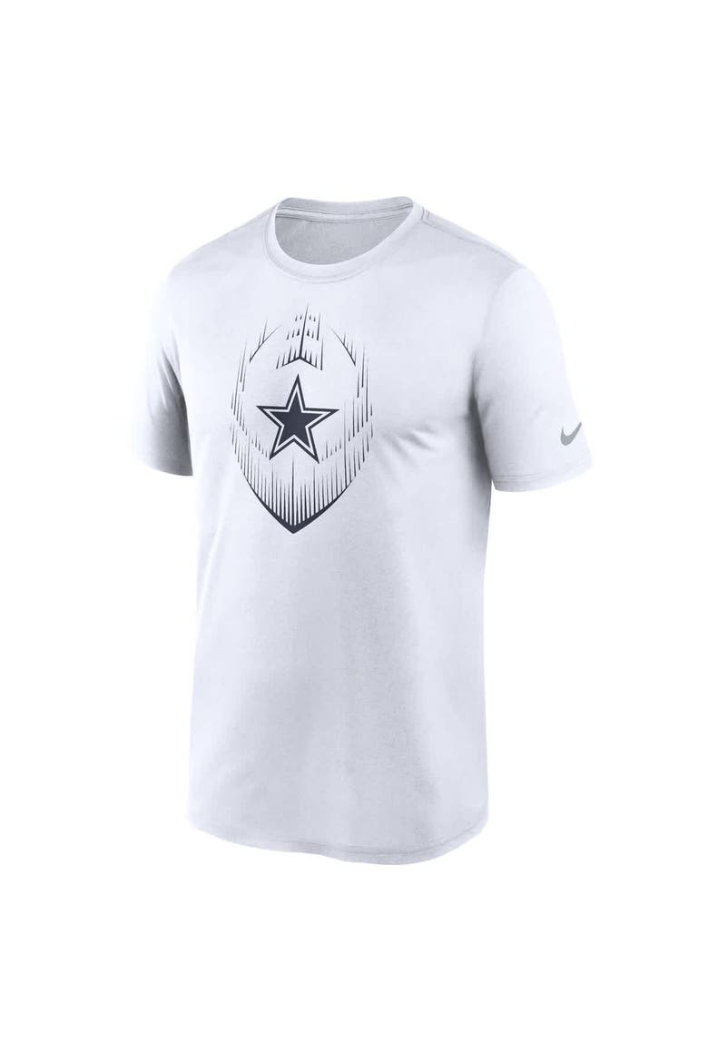 Men's Nike White Dallas Cowboys Primetime Legend Icon Performance T-Shirt, Alternate, color, White
