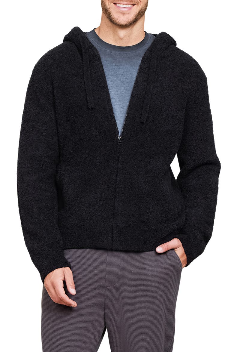 CozyChic® Zip Hoodie, Main, color, BLACK
