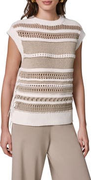 Donna Karan New York Sleeveless Crewneck Sweater
