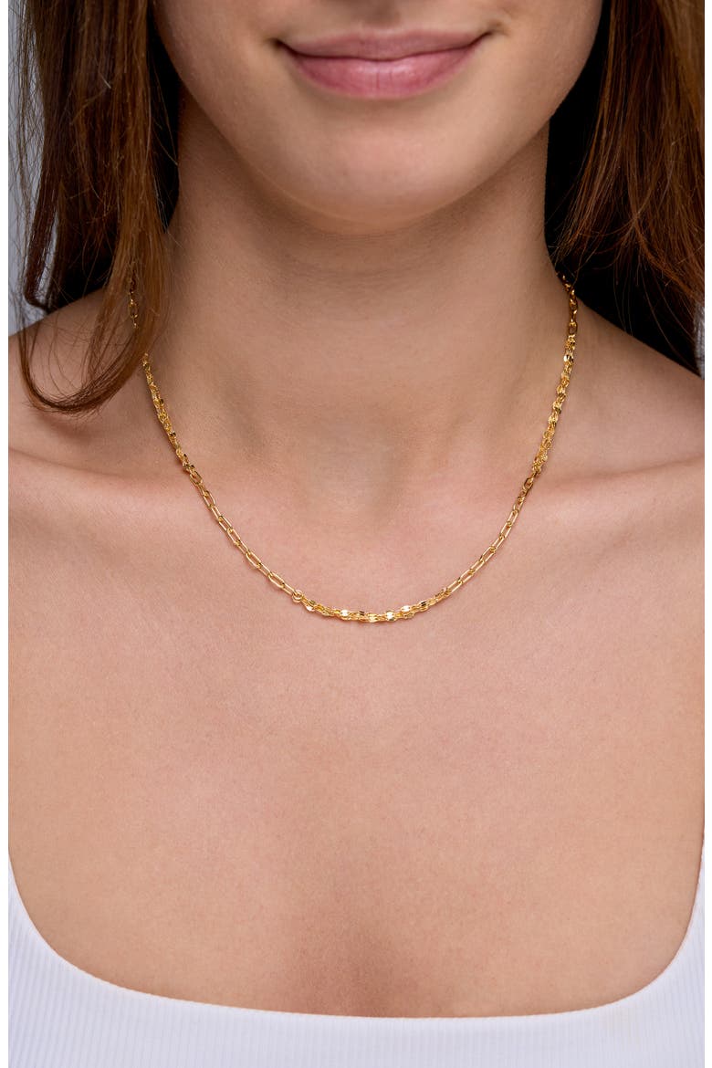 14K Gold Multilayer Chain Necklace, Alternate, color, 14K YELLOW GOLD