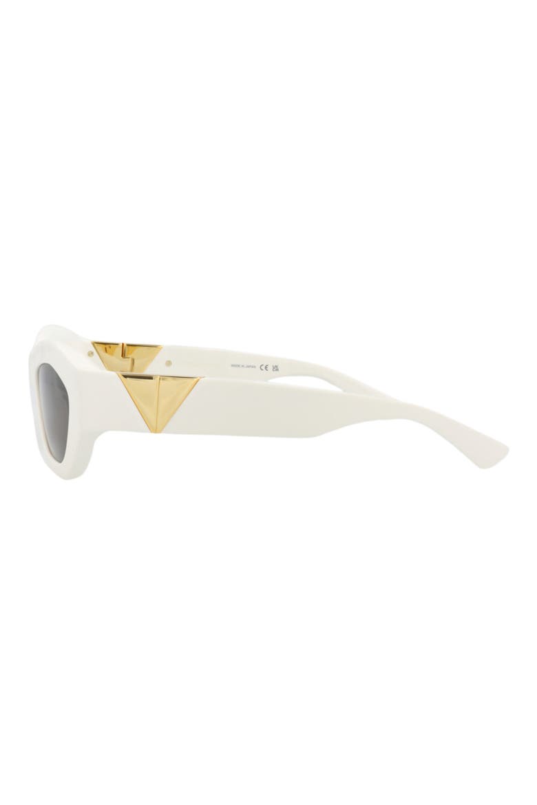 Sunglasses, Alternate, color, WHITE WHITE GREY