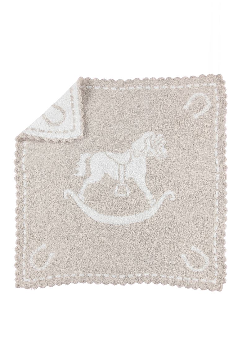 Receiving Blanket, Main, color, STONE/ WHITE CIRCLE