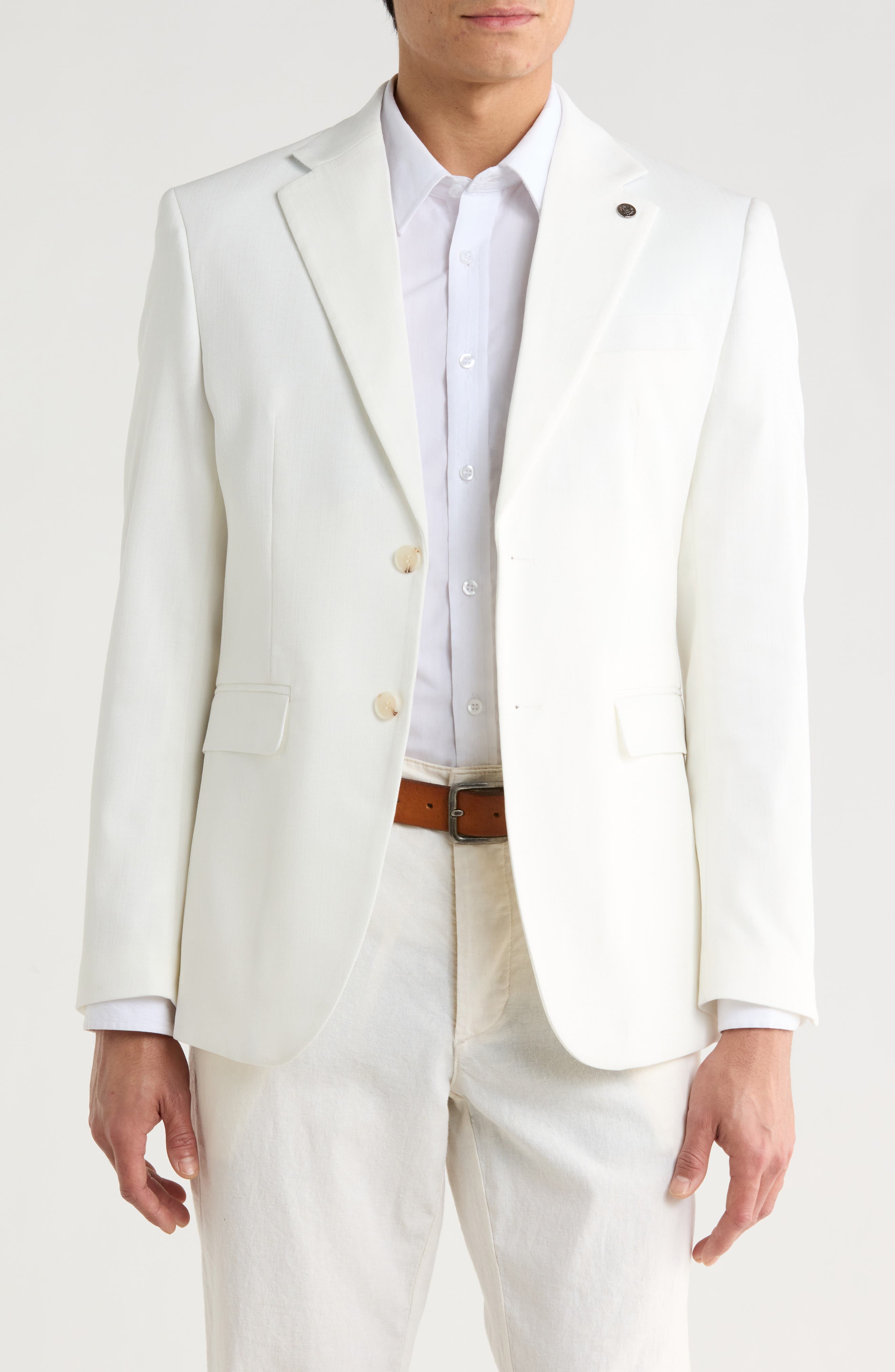 T.R. PREMIUM Slim Fit Cotton Blend Sport Coat