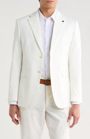 T.R. PREMIUM Slim Fit Cotton Blend Sport Coat