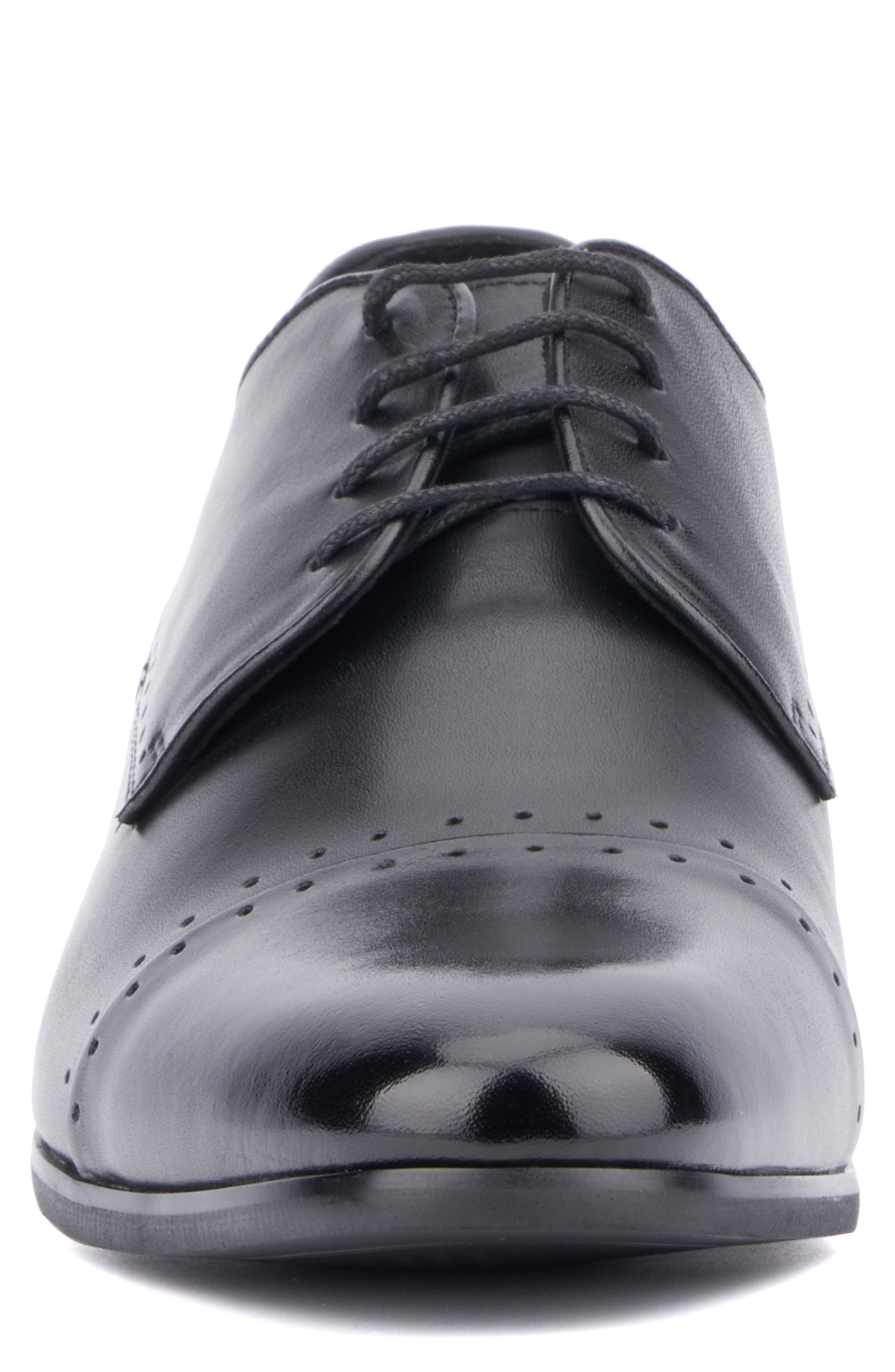 VINTAGE FOUNDRY Ferdinand Cap Toe Derby, Alternate, color, Black