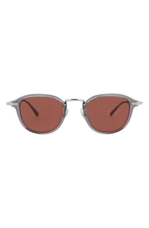 48mm Round Sunglasses
