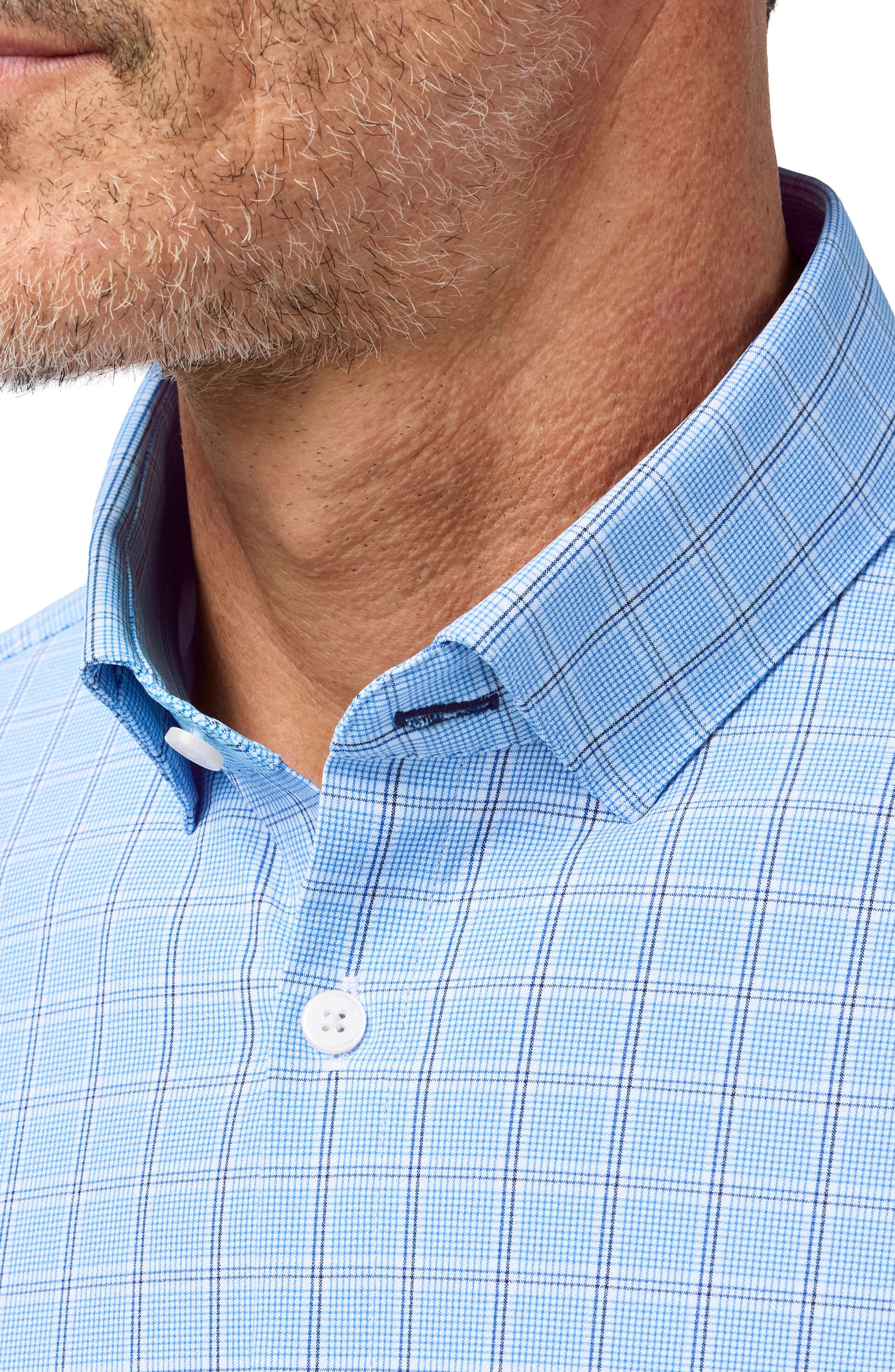 Leeward Trim Fit Skyline Hampton Plaid Button-Up Shirt - image 2