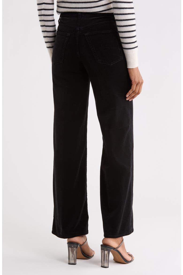 The High Waist Wide Leg Pants, Alternate, color, BLACK VELVET