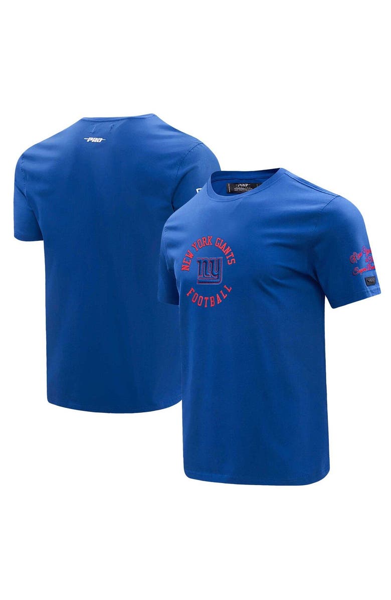 PRO STANDARD Men's Pro Standard Royal New York Giants Hybrid T-Shirt, Main, color, Royal