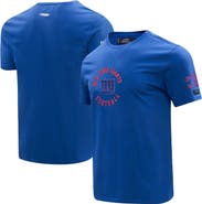 PRO STANDARD Men's Pro Standard Royal New York Giants Hybrid T-Shirt