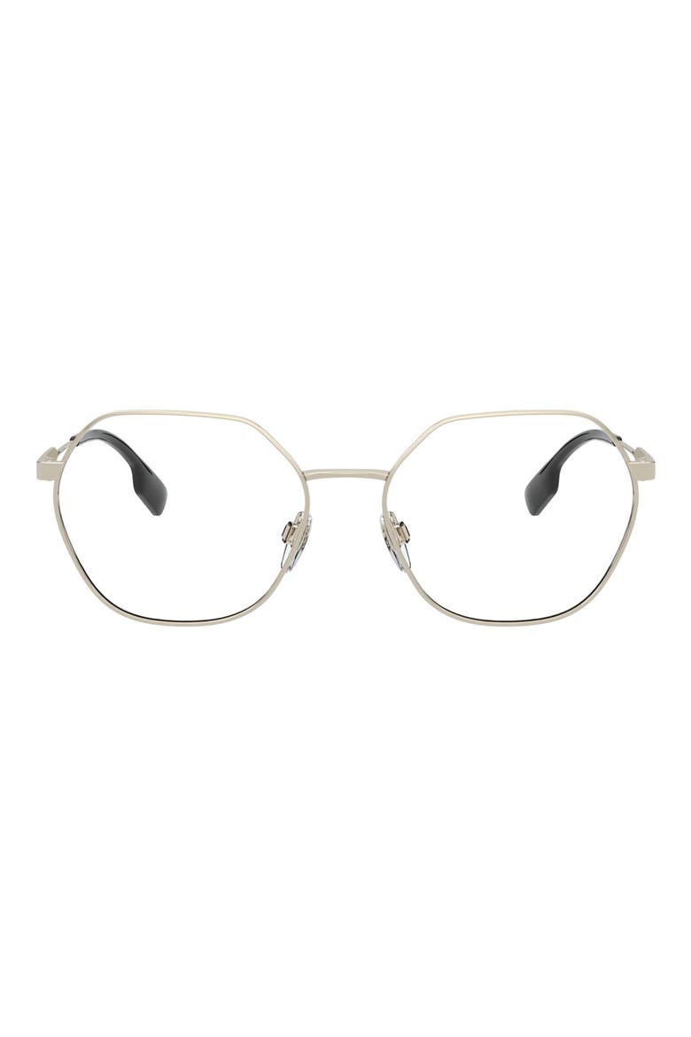54mm Round Optical Glasses, Main, color, LIGHT GOLD
