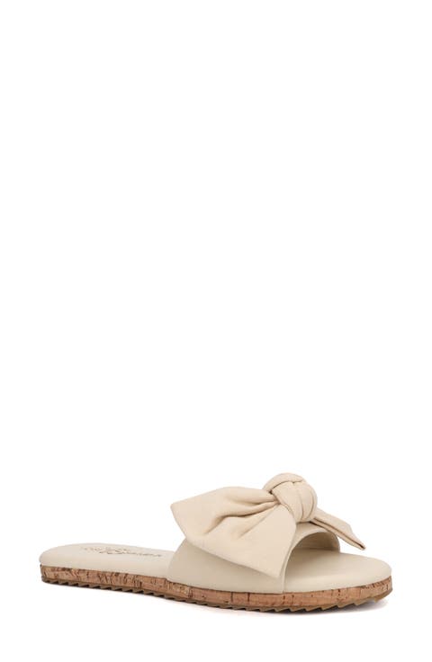 Mila Bow Slide Sandal (Women)