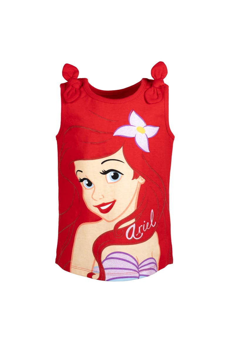 Princess Sleeveless Tank Top Set, Alternate, color, Teal Pink Purple