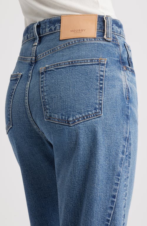 Moussy Vintage Salisbury Wide Leg Jeans In Blue