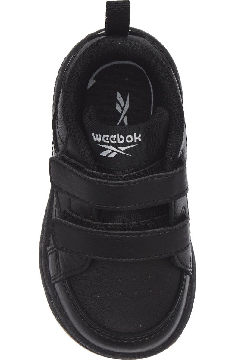 Reebok Kids' Weebok Clasp Sneaker, Alternate, color, Black/ Black/ White