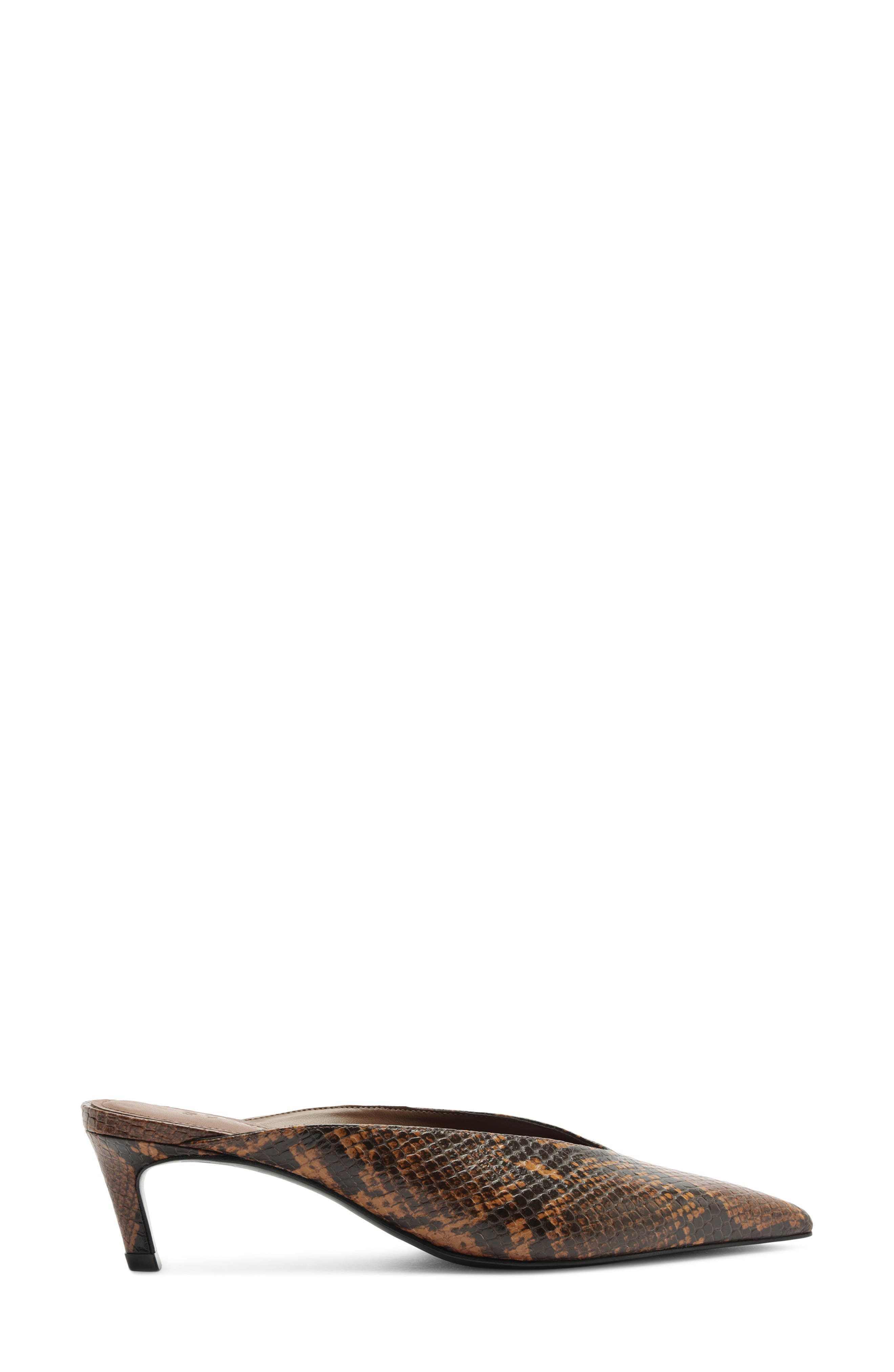 Schutz Loren Mule, Alternate, color, Pecan Brown