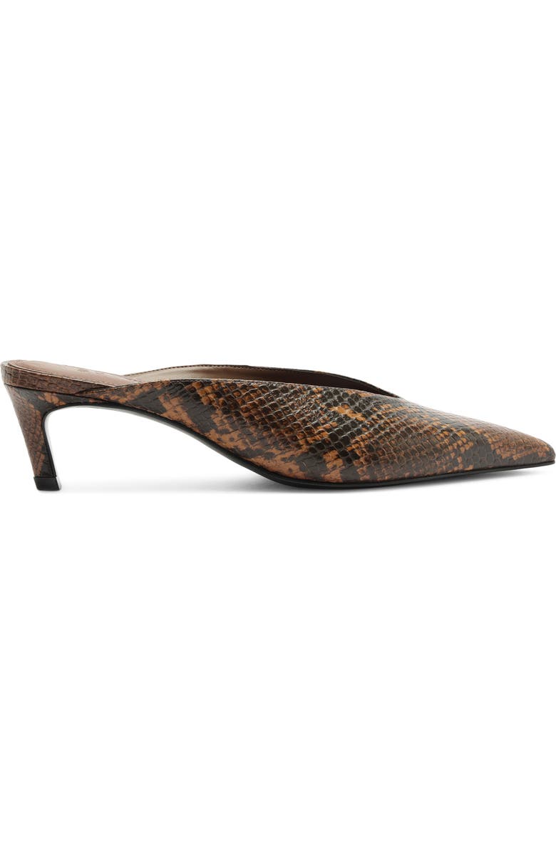 Schutz Loren Mule, Alternate, color, Pecan Brown