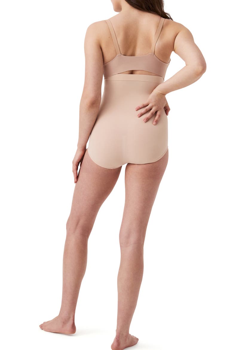 OnCore Open Bust Shaper Bodysuit, Alternate, color, SOFT NUDE