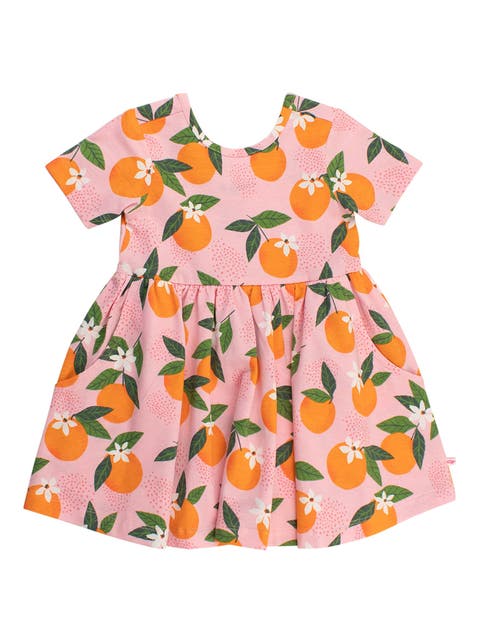 Knit Short Sleeve Twirl Dress
