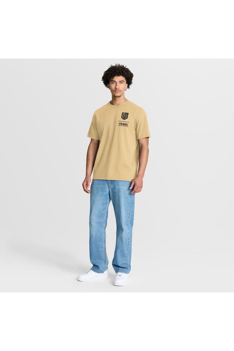 Men's Fanatics Gold Vegas Golden Knights Crash The Net Legacy T-Shirt, Alternate, color, Gold